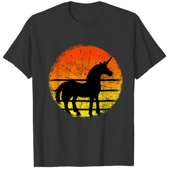 Unicorn Magical Black | Horn Horse | Beautiful T Shirts