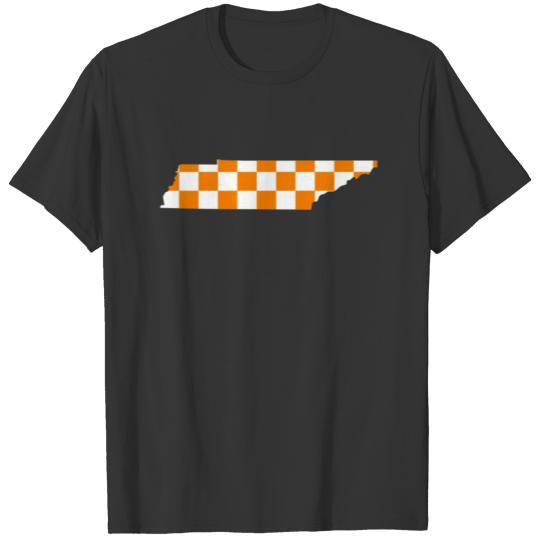 Tennessee Checkerboard State T Shirts Sticker