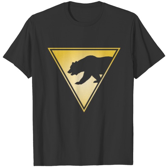 Bear in Gold Mountain | Grizzly bear Dad Mum Gift T Shirts
