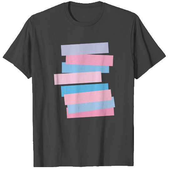 Color palette T Shirts pink blue purple