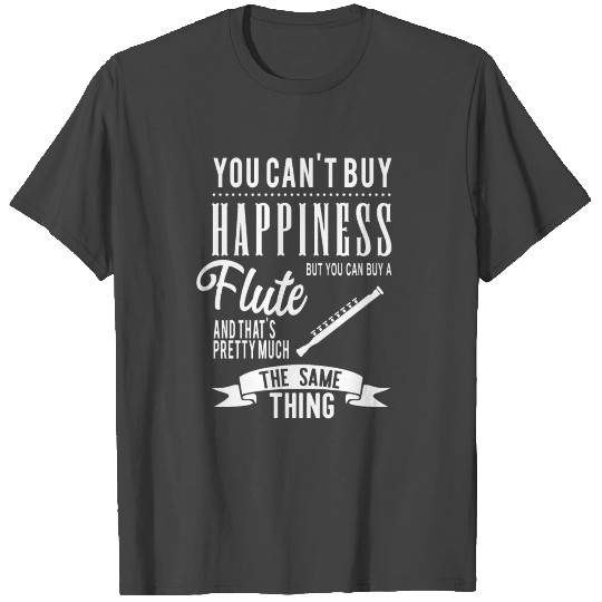 Fortunately flute musician orchestra Gift Recorder T Shirts
