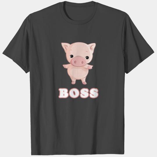 Pigs Boss piglet girl gift for Girls Piggy T Shirts
