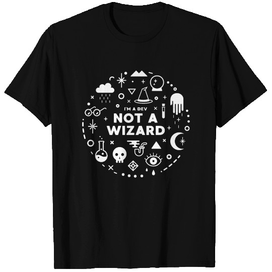 I'm a Developer not a Wizard Programming T Shirts
