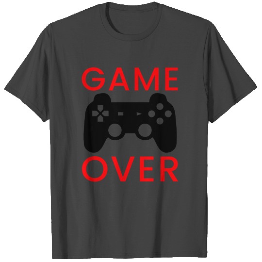 Game Over Gamer Console T Shirts