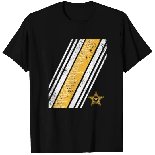 Alpha Bravo Charlie Delta Echo Foxtrot Golf T Shirts