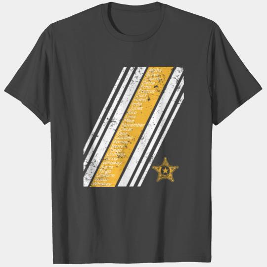 Alpha Bravo Charlie Delta Echo Foxtrot Golf T Shirts