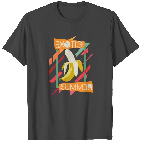 Banana summer typography funny vacation. T Shirts