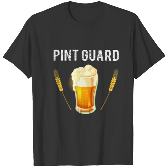 Funny Retro Distressed Basketball Beer Pint Guard T-shirt