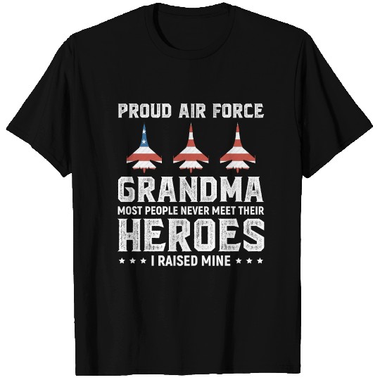 Proud Air Force Grandma T Shirts