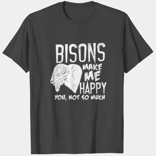 Bisons Happiness T Shirts
