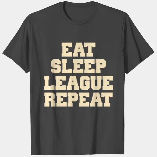 League Of Legends Eat Sleep League Repeat T Shirts