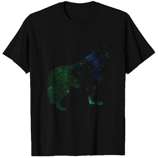 Galaxy wolf T Shirts