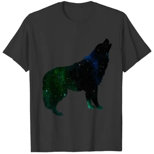Galaxy wolf T Shirts