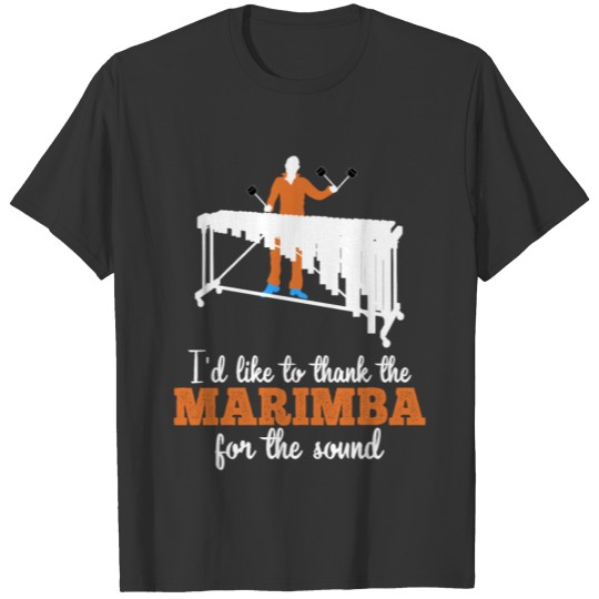 Marimba Jazz Percussion Band Sound Vibraphone T-shirt
