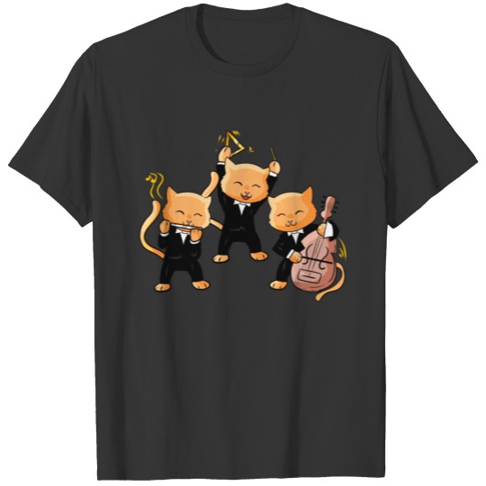 Band Cats Music Kittens Smoking Gift T Shirts