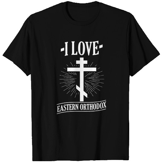 I Love Eastern Orthodox Christianity Jesus Gift T Shirts