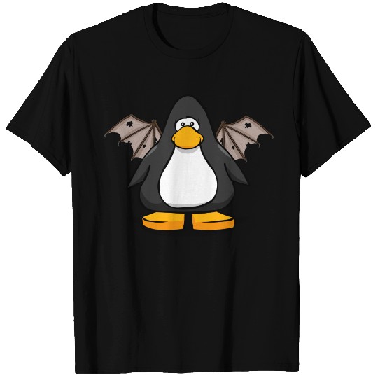 PENGUIN WITH BROWN BAT WINGS T Shirts