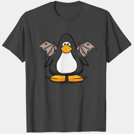 PENGUIN WITH BROWN BAT WINGS T Shirts