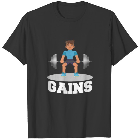 Gym Fitness - Gains T-shirt