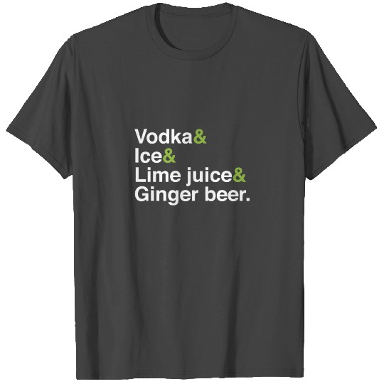 Moscow Mule Cocktail T Shirts