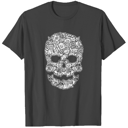 Cat Skull T Shirts