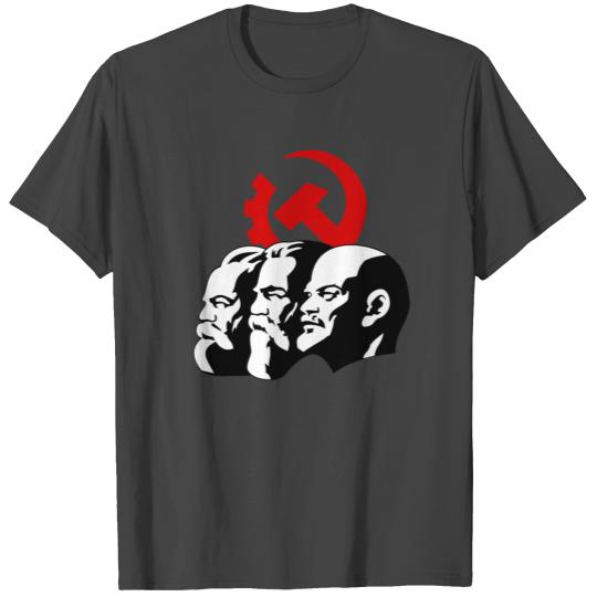 marx lenin russia communism retro soviet propagand T Shirts
