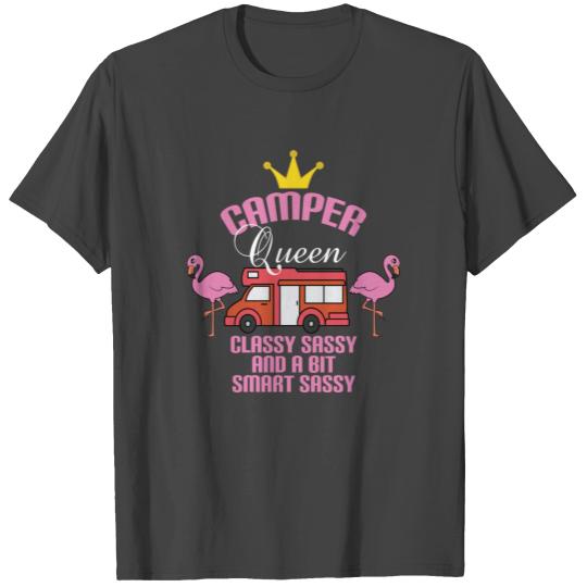 Pink and adorable "Camper Queen Classy Sassy And T Shirts