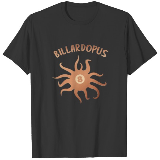 Billiard Octopus 8Ball Pool Snooker T-shirt