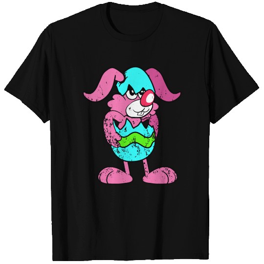 Retro Vintage Grunge Style Easter Bunny T Shirts
