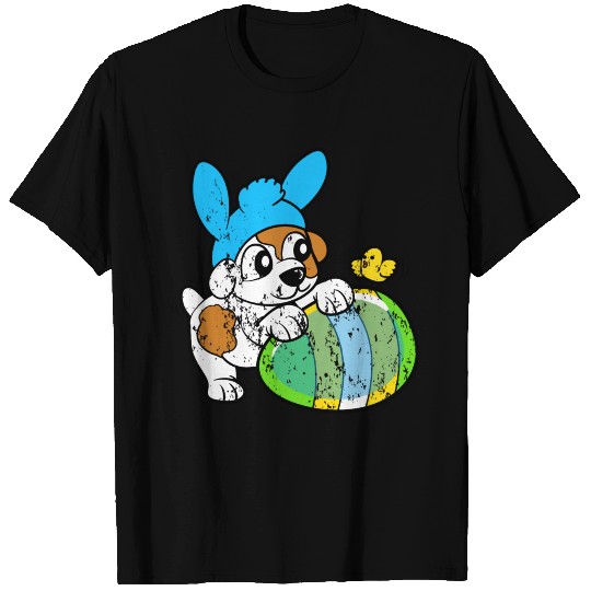 Retro Vintage Grunge Style Easter Bunny T Shirts