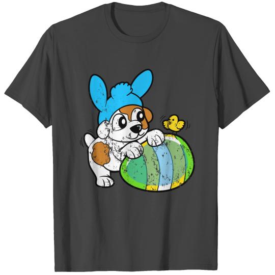 Retro Vintage Grunge Style Easter Bunny T Shirts