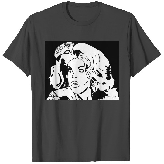 Katya Zamolodchikova Heavy Ink Comic Style T Shirts