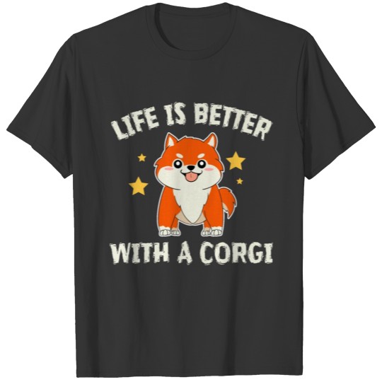 Dog Doglover Corgi dog cute pet funny gift fluffy T Shirts