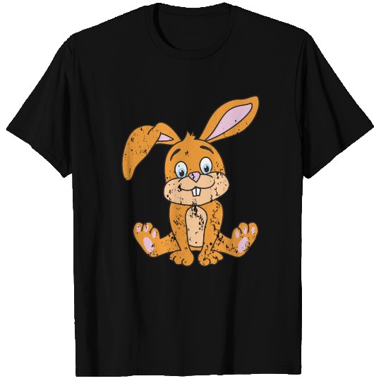 Retro Vintage Grunge Style Easter Bunny T Shirts
