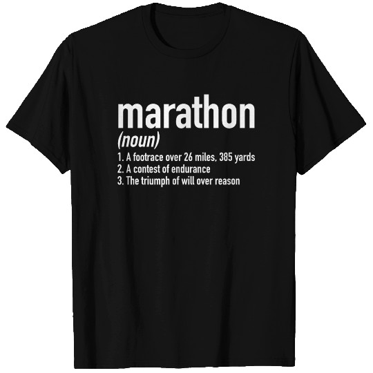 Marathon Definition | Marathon Running 26.2 Miles T Shirts