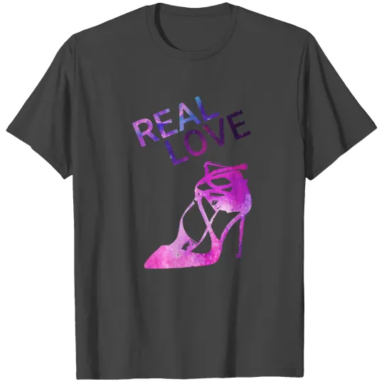 Fashion Real Love Highheels Hohe sexy Schuhe Dame T Shirts