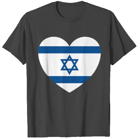Israel Heart T Shirts