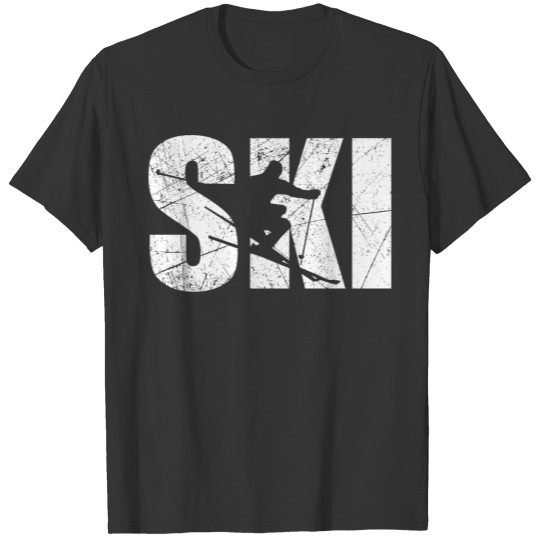 Ski Skier Winter Gift T-shirt