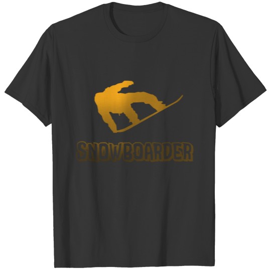 Jumping Snowboarder Boarder Snow T-shirt