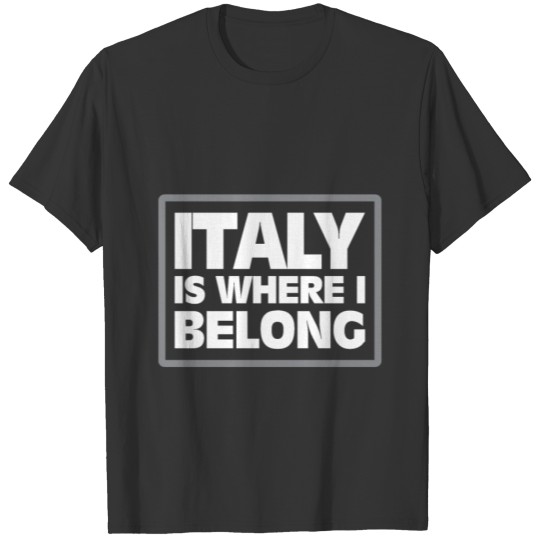 Italy gift flag map Boots T-shirt