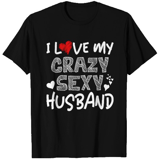 I love my Husband Valentines Day T Shirts for Couples