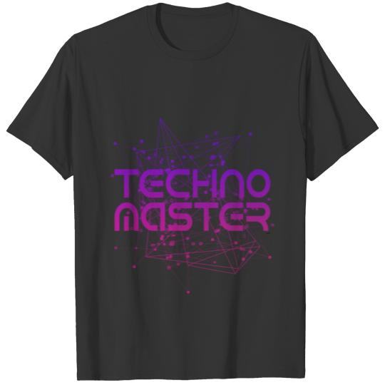 Techno Master Electronic Music Geek House Trance T-shirt