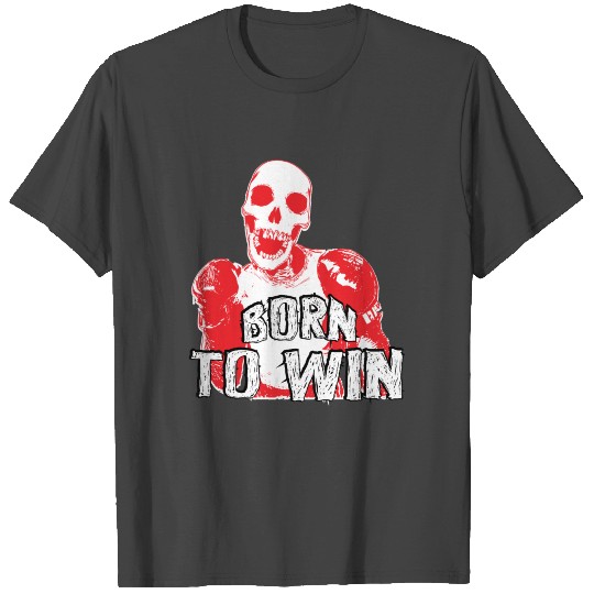 skull boxing - born to win T Shirts