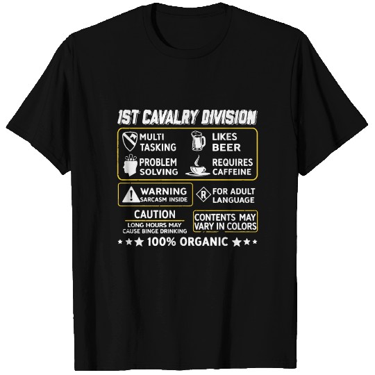 1st cavalry division multi tasking problem solving T Shirts
