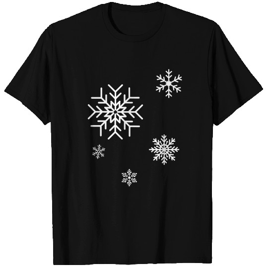 Snowflake Pattern T Shirts
