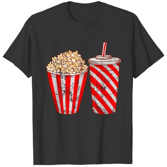 Retro Vintage Grunge Style Popcorn Limonade Cola T Shirts