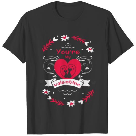 Valentines day 14.02 Couple and Girlfriend T-Shirt T-shirt