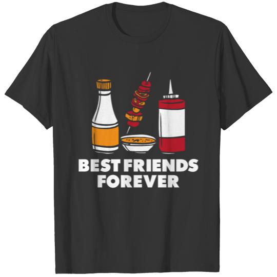 BBQ meat grill food friends gift T-shirt