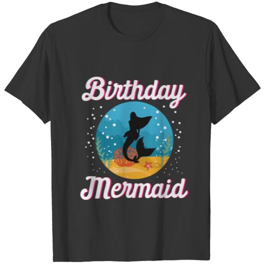 birthday mermaid neptune fairy tail beauty girl T Shirts