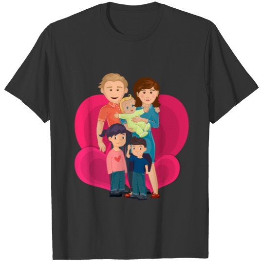happy family mother s woman s day love T Shirts